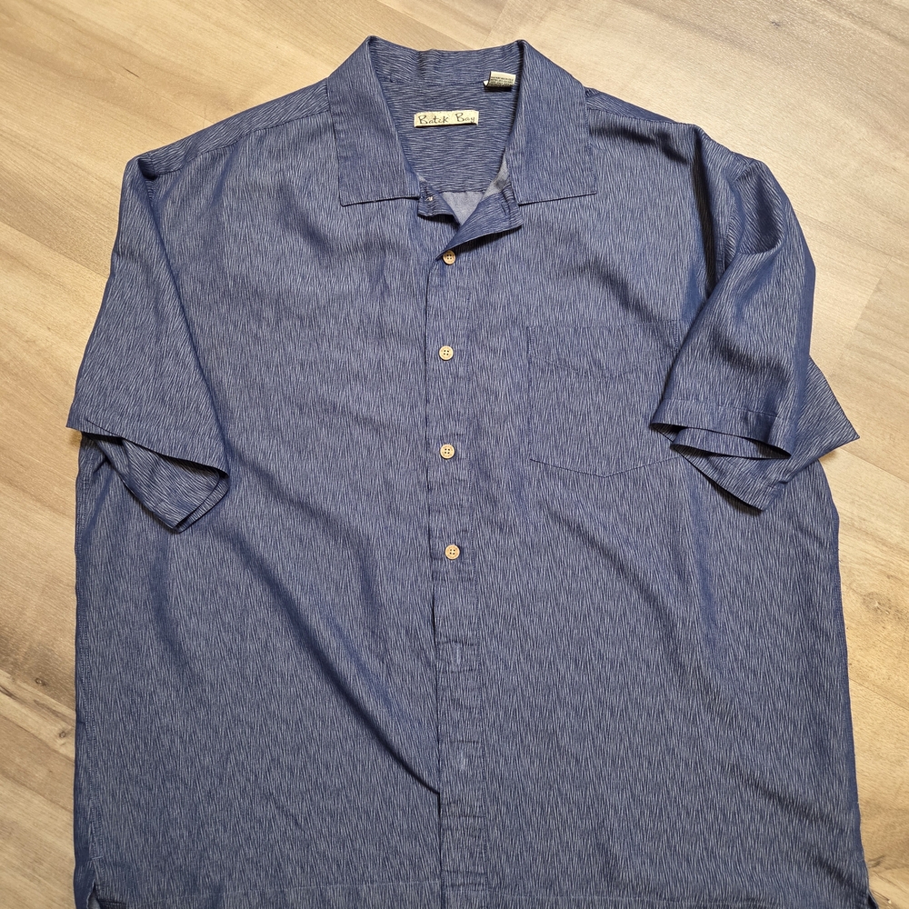 Robert Talbott Men's Blue Casual Button Down Shirt
